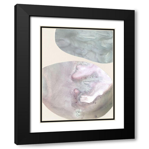 Gravitate III Black Modern Wood Framed Art Print with Double Matting by Borges, Victoria