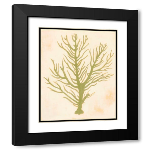 Deep Sea Coral II Black Modern Wood Framed Art Print with Double Matting by Popp, Grace