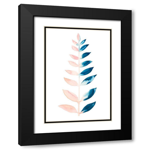 Sprig I Black Modern Wood Framed Art Print with Double Matting by Popp, Grace