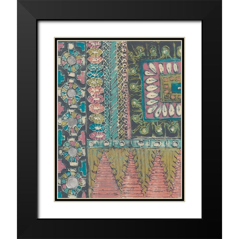 Bohemia I Black Modern Wood Framed Art Print with Double Matting by Zarris, Chariklia