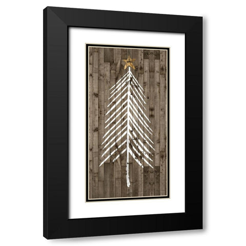 Wooded Whimsy I Black Modern Wood Framed Art Print with Double Matting by Popp, Grace