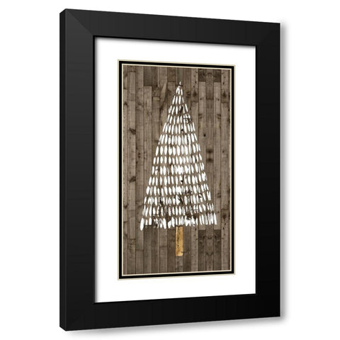 Wooded Whimsy II Black Modern Wood Framed Art Print with Double Matting by Popp, Grace