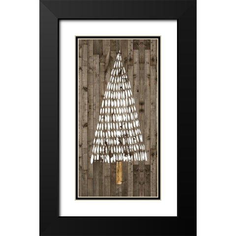 Wooded Whimsy II Black Modern Wood Framed Art Print with Double Matting by Popp, Grace