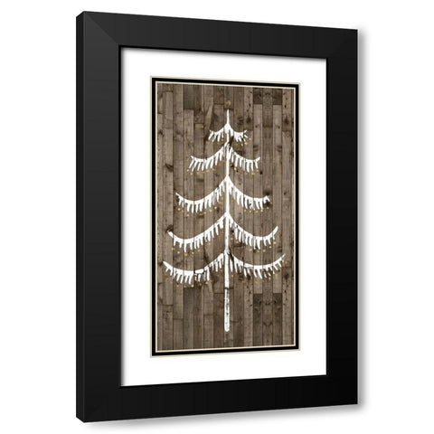 Wooded Whimsy III Black Modern Wood Framed Art Print with Double Matting by Popp, Grace