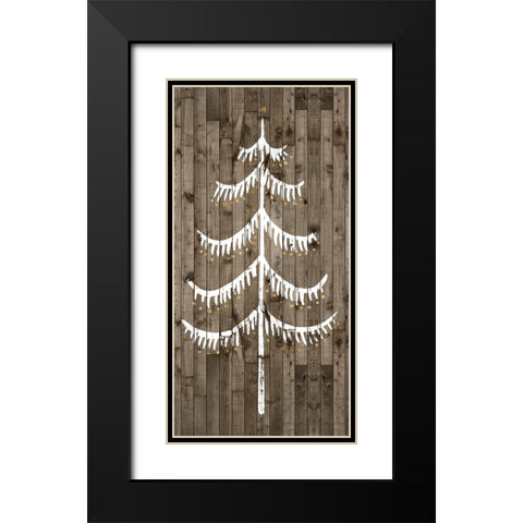 Wooded Whimsy III Black Modern Wood Framed Art Print with Double Matting by Popp, Grace