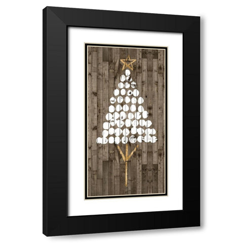 Wooded Whimsy IV Black Modern Wood Framed Art Print with Double Matting by Popp, Grace