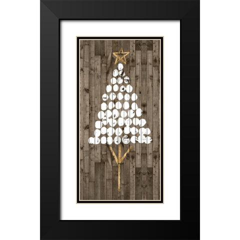 Wooded Whimsy IV Black Modern Wood Framed Art Print with Double Matting by Popp, Grace
