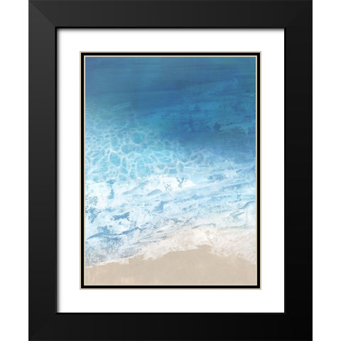 Ebb and Flow I Black Modern Wood Framed Art Print with Double Matting by Borges, Victoria