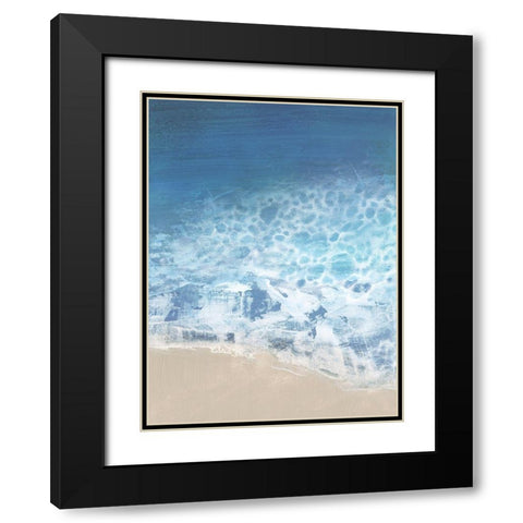 Ebb and Flow II Black Modern Wood Framed Art Print with Double Matting by Borges, Victoria