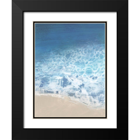Ebb and Flow II Black Modern Wood Framed Art Print with Double Matting by Borges, Victoria