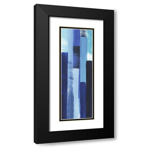 Azule Waterfall I Black Modern Wood Framed Art Print with Double Matting by Popp, Grace