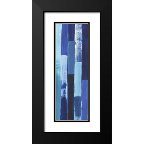 Azule Waterfall II Black Modern Wood Framed Art Print with Double Matting by Popp, Grace