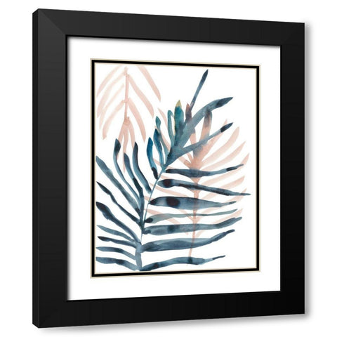 Panama Palms I Black Modern Wood Framed Art Print with Double Matting by Zarris, Chariklia