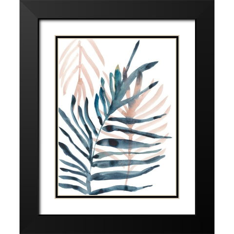 Panama Palms I Black Modern Wood Framed Art Print with Double Matting by Zarris, Chariklia