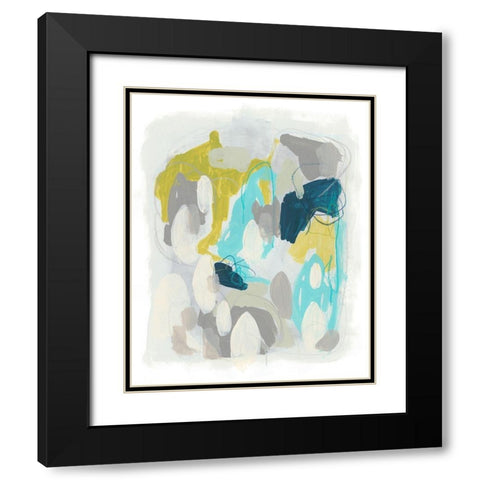 Arc Lights III Black Modern Wood Framed Art Print with Double Matting by Vess, June Erica