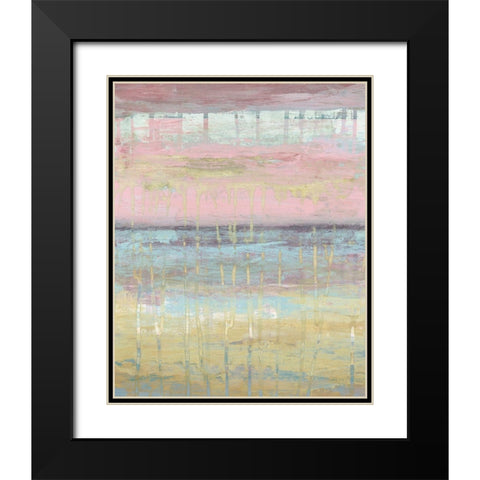 Dusted Horizon II Black Modern Wood Framed Art Print with Double Matting by Goldberger, Jennifer