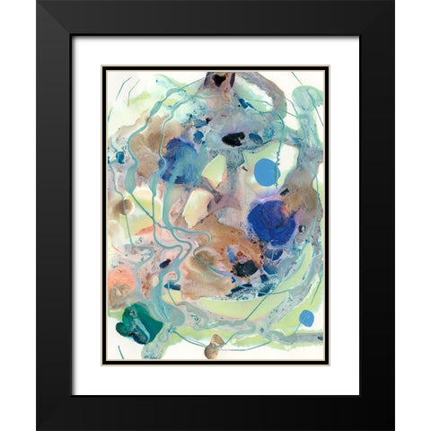 Merriment I Black Modern Wood Framed Art Print with Double Matting by Ludwig, Alicia