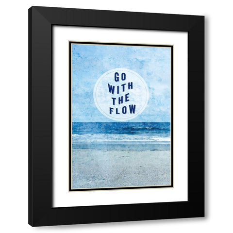 Paradise Sentiment I Black Modern Wood Framed Art Print with Double Matting by Fagalde, Jarman