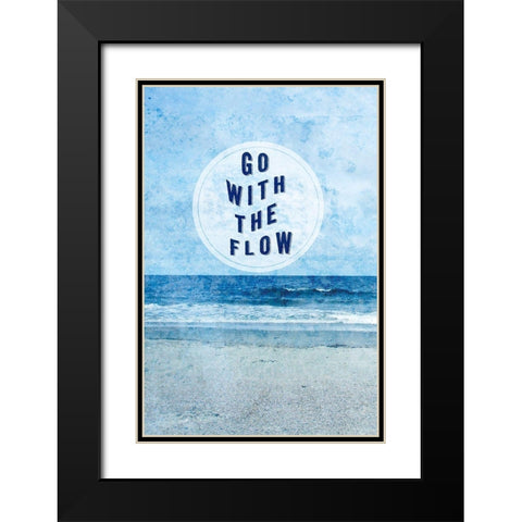 Paradise Sentiment I Black Modern Wood Framed Art Print with Double Matting by Fagalde, Jarman