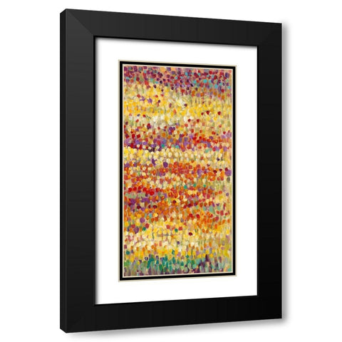 Tulips in Bloom II Black Modern Wood Framed Art Print with Double Matting by OToole, Tim
