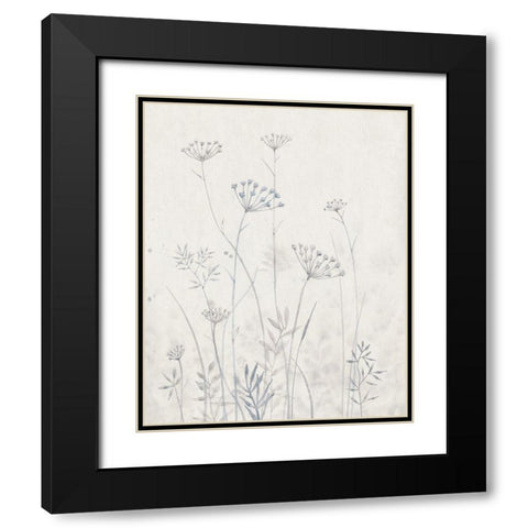 Neutral Queen Annes Lace I Black Modern Wood Framed Art Print with Double Matting by OToole, Tim
