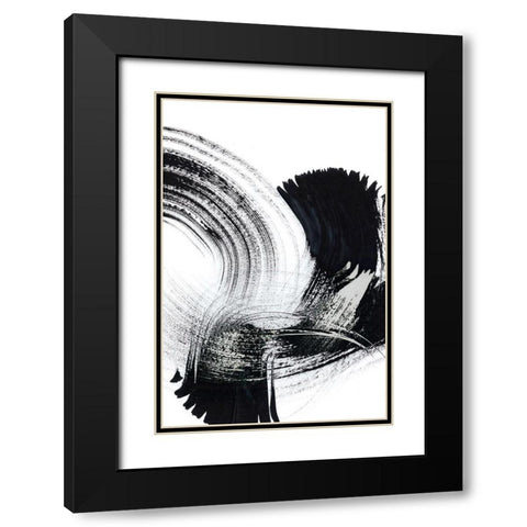 Your Move on White III Black Modern Wood Framed Art Print with Double Matting by Chandler, Sharon