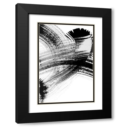 Your Move on White V Black Modern Wood Framed Art Print with Double Matting by Chandler, Sharon