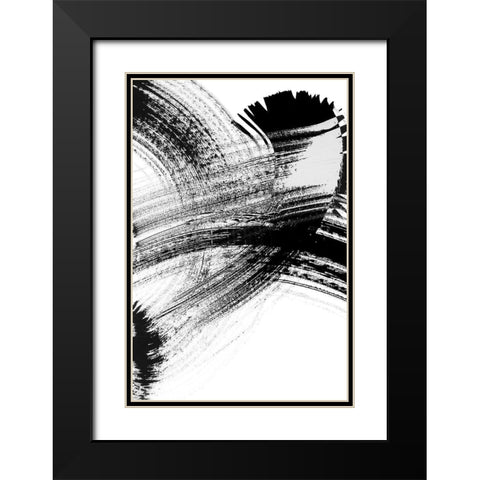 Your Move on White V Black Modern Wood Framed Art Print with Double Matting by Chandler, Sharon