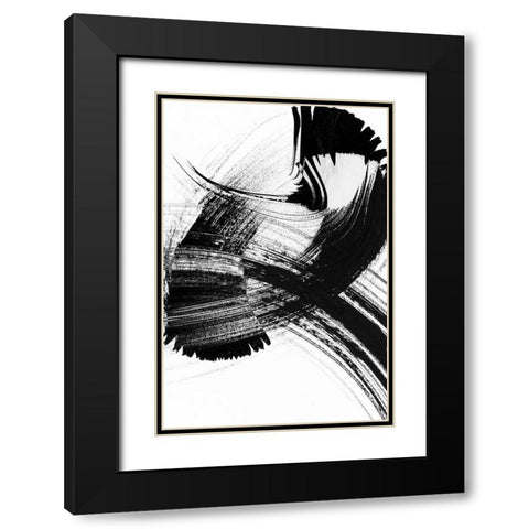 Your Move on White VI Black Modern Wood Framed Art Print with Double Matting by Chandler, Sharon