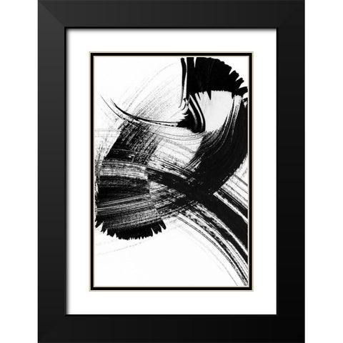 Your Move on White VI Black Modern Wood Framed Art Print with Double Matting by Chandler, Sharon