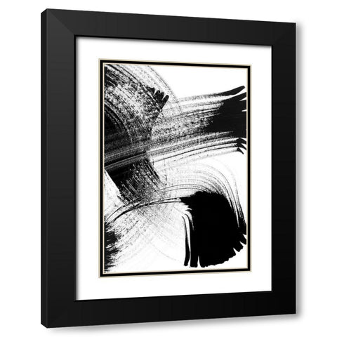 Your Move on White VII Black Modern Wood Framed Art Print with Double Matting by Chandler, Sharon