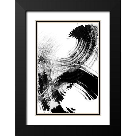 Your Move on White VIII Black Modern Wood Framed Art Print with Double Matting by Chandler, Sharon