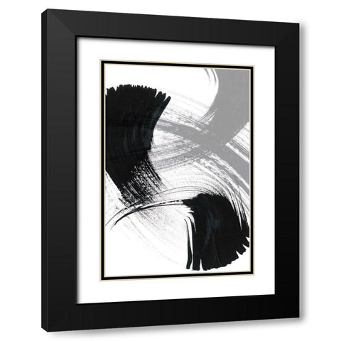 Reveal I Black Modern Wood Framed Art Print with Double Matting by Chandler, Sharon