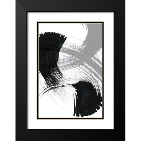 Reveal I Black Modern Wood Framed Art Print with Double Matting by Chandler, Sharon