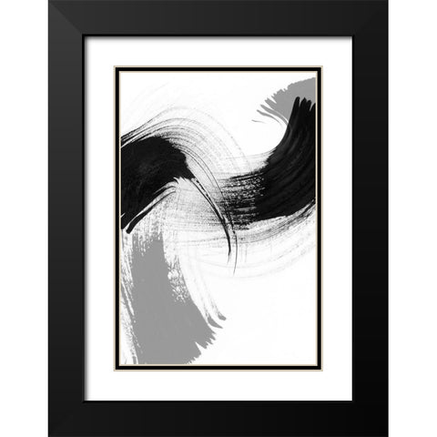 Reveal IV Black Modern Wood Framed Art Print with Double Matting by Chandler, Sharon
