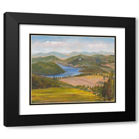 Nostalgic Tuscany III Black Modern Wood Framed Art Print with Double Matting by Iafrate, Sandra