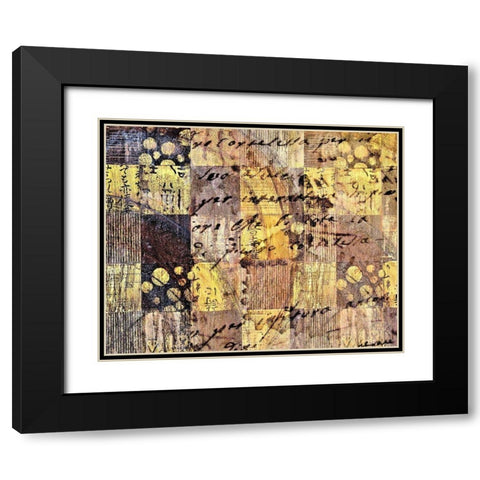 Of the World I Black Modern Wood Framed Art Print with Double Matting by Perkins, Greg
