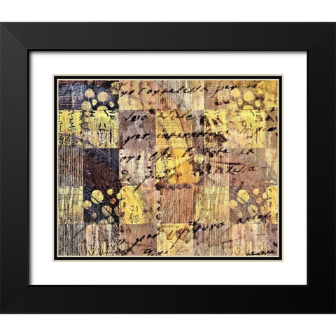 Of the World I Black Modern Wood Framed Art Print with Double Matting by Perkins, Greg
