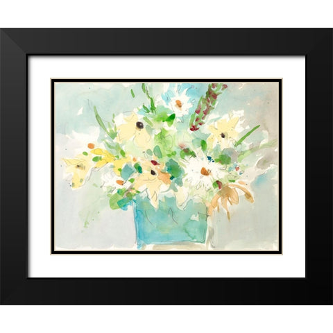 Garden Inspiration II Black Modern Wood Framed Art Print with Double Matting by Dixon, Samuel
