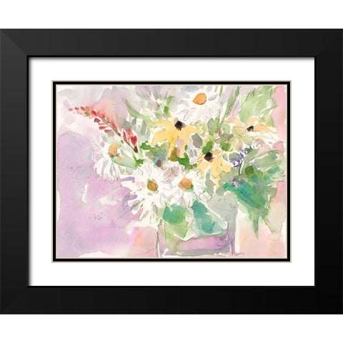 Garden Inspiration III Black Modern Wood Framed Art Print with Double Matting by Dixon, Samuel