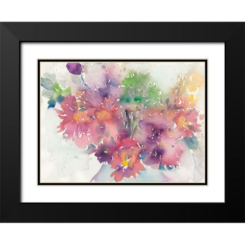 The Arrangement Black Modern Wood Framed Art Print with Double Matting by Dixon, Samuel