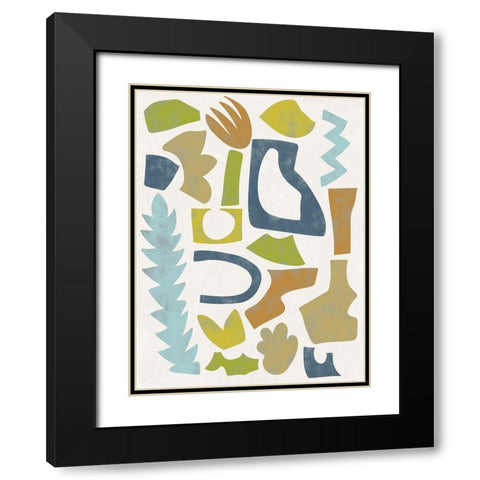 Swift II Black Modern Wood Framed Art Print with Double Matting by Zarris, Chariklia