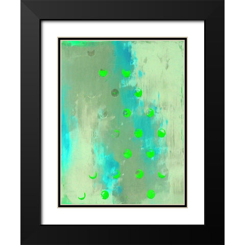 Islander II Black Modern Wood Framed Art Print with Double Matting by Perkins, Greg