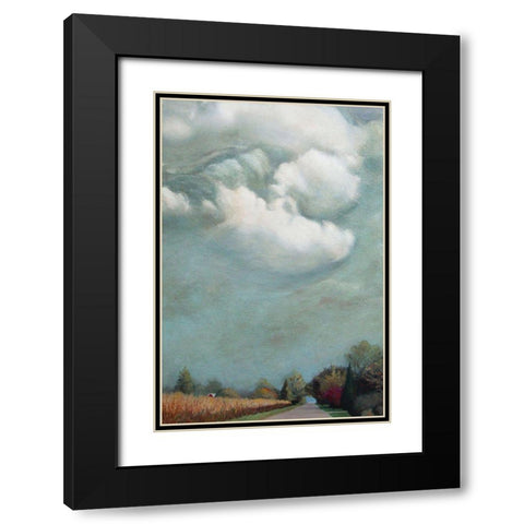 Beach Lane Wainscott Beach Black Modern Wood Framed Art Print with Double Matting by Romm, Steven