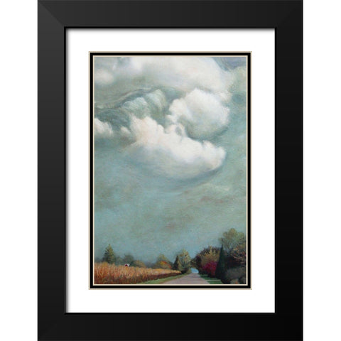 Beach Lane Wainscott Beach Black Modern Wood Framed Art Print with Double Matting by Romm, Steven