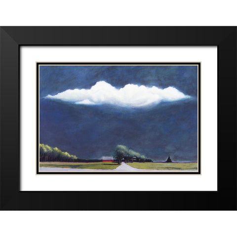 Going To Sag Harbor Black Modern Wood Framed Art Print with Double Matting by Romm, Steven