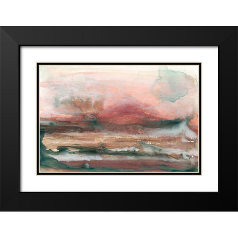 Lost Horizon I Black Modern Wood Framed Art Print with Double Matting by Stramel, Renee W.