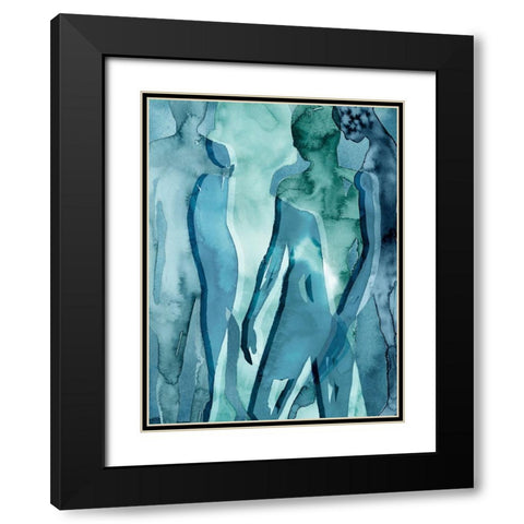 Water Women II Black Modern Wood Framed Art Print with Double Matting by Popp, Grace