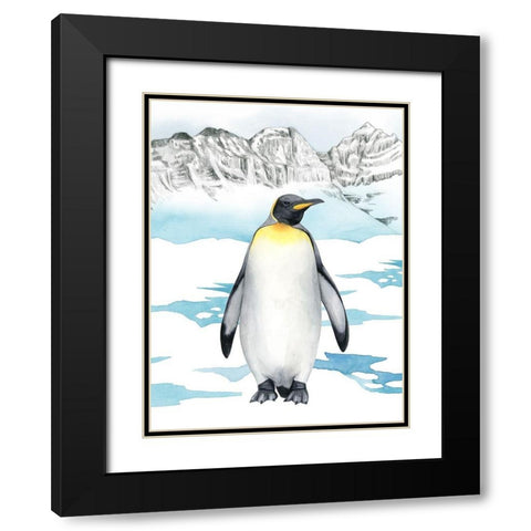 Arctic Animal I Black Modern Wood Framed Art Print with Double Matting by Popp, Grace