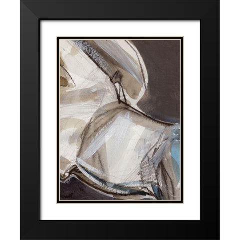 Horse Abstraction III Black Modern Wood Framed Art Print with Double Matting by Parker, Jennifer Paxton